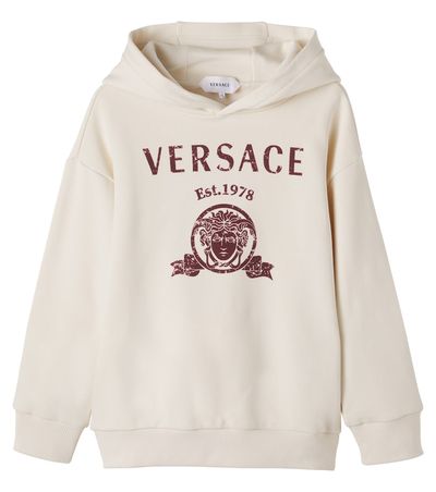 Versace Kids Versace Kids Medusa printed cotton jersey hoodie