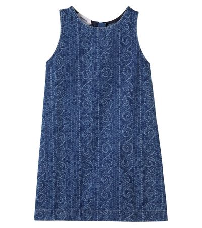 Versace Kids Versace Kids Printed denim dress