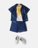 Versace Kids Versace Kids Printed denim shorts - 2