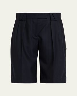 Versace Knee-Length Suiting Shorts