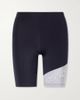VERSACE Logo-embroidered stretch-jersey shorts - 1