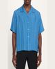 Versace Men's Meandr Print Silk Camp Shirt - 4