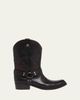 Versace Men's Nubuck Leather Western Boots - 1