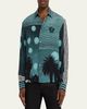 Versace Men's Sunset Palms Silk Crepe De Chine Shirt - 4