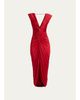 Versace Ruched Tulip-Hem Gown - 1