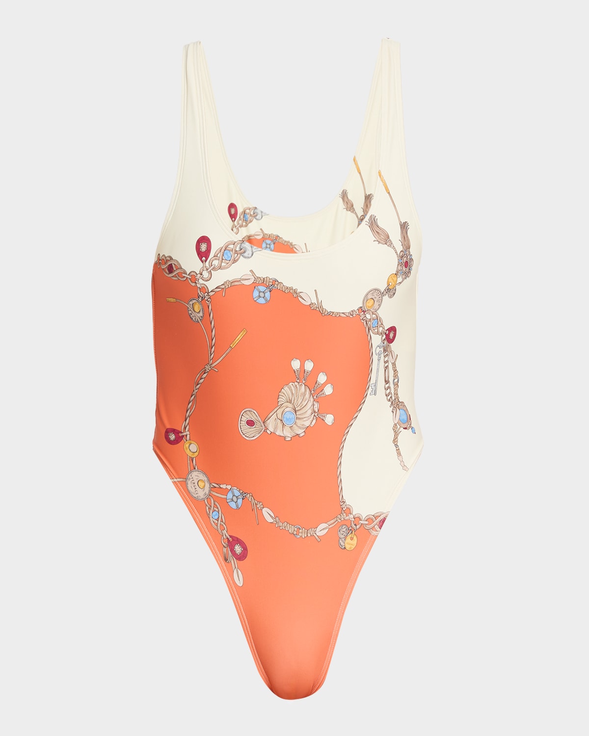 Versace Stolen Jewels One-Piece Swimsuit