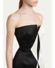 Versace Strapless Diamond Paneled Satin Mini Cocktail Dress - 5