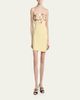 Versace Strapless Printed Scarf Mini Dress - 2