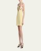 Versace Strapless Printed Scarf Mini Dress - 4