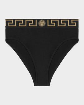 Versace Topeka Logo Stretch Cotton Jersey Briefs