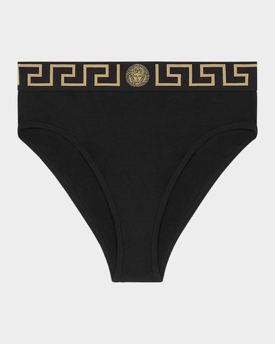 Versace Topeka Logo Stretch Cotton Jersey Briefs
