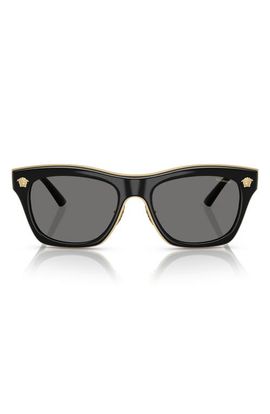 Versace Versace 53mm Polarized Rectangular Sunglasses