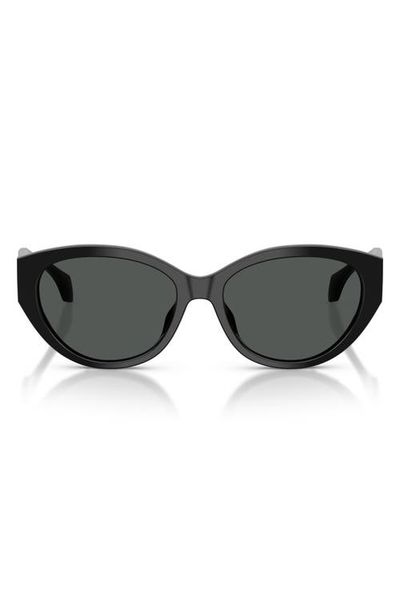 Versace Versace 56mm Gradient Oval Sunglasses