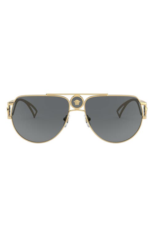Versace Versace 60mm Aviator Sunglasses