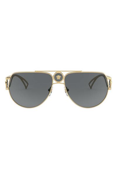 Versace Versace 60mm Aviator Sunglasses