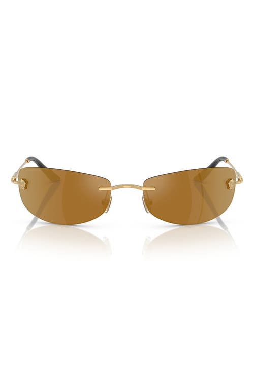 Versace Versace 60mm Rectangle Sunglasses