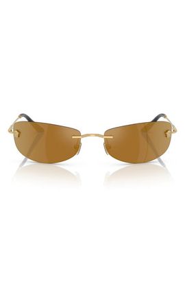 Versace Versace 60mm Rectangle Sunglasses
