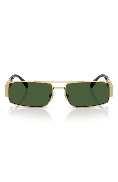 Versace Versace 60mm Rectangular Sunglasses
