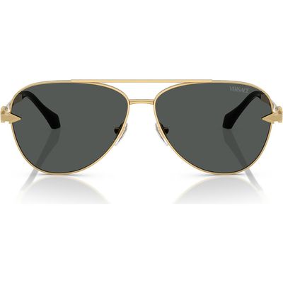 Versace Versace 61mm Pilot Sunglasses