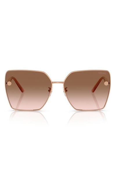 Versace Versace 63mm Oversize Gradient Square Sunglasses