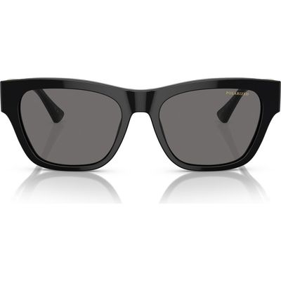 Versace Versace 67mm Polarized Oversize Square Sunglasses