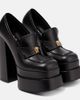 Versace Versace Aevitas leather platform loafer pumps - 1