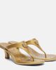 Versace Versace Alia 55 metallic thong sandals - 1