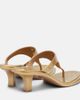 Versace Versace Alia 55 metallic thong sandals - 2