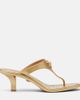 Versace Versace Alia 55 metallic thong sandals - 4