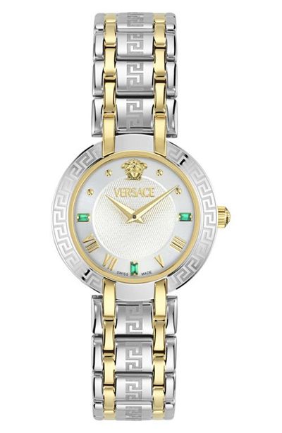 Versace Versace Antlia Emerald Bracelet Watch, 34mm
