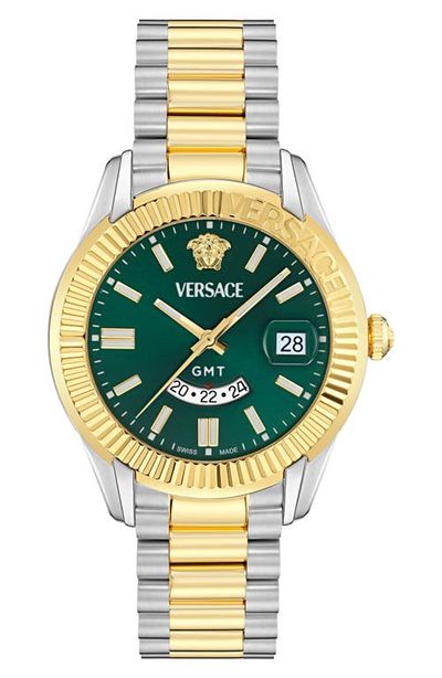 Versace Versace Apodis GMT Bracelet Watch, 41mm