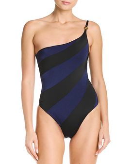 Versace Versace Asymmetrical One Piece Swimsuit