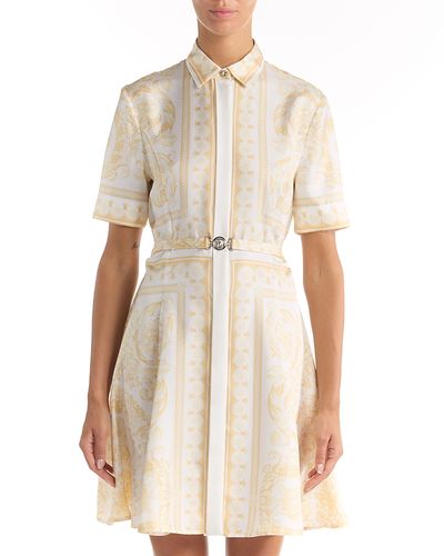 Versace Versace Barocco Foulard Silk Dress