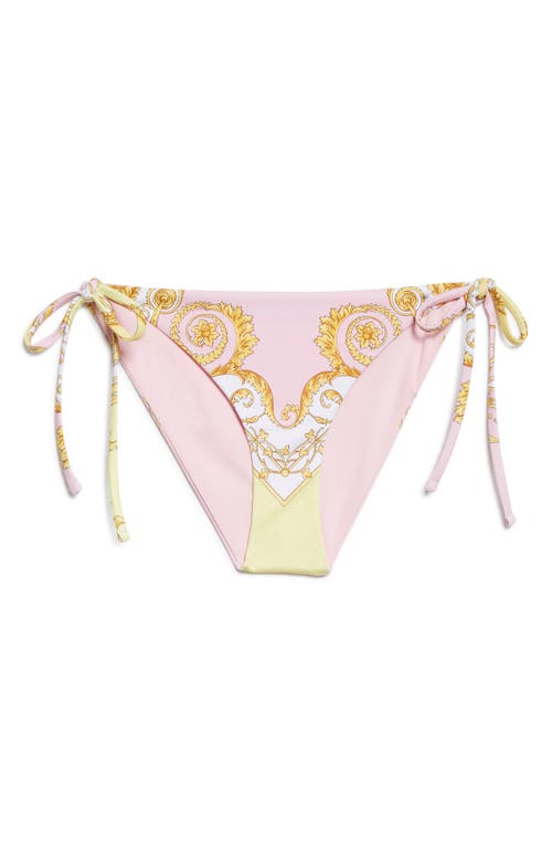 Versace String Versace - Barocco Print String Bikini Bottoms