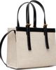 Versace Versace Beige & Black Rivière Mini Canvas Tote - 3