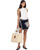 Versace Versace Beige Rivière Large Raffia Tote - 4