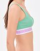 Versace Versace Bio Cotton Rib Bralette Sea Green/White/Lilac - 4