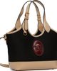 Versace Versace Black & Beige Rivière Small Canvas Tote - 2