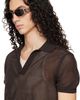 Versace Versace Black & Gold Medusa Biggie Sunglasses - 4