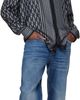 Versace Versace Black & Gray Printed Silk Twill Shirt - 4