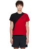 Versace Versace Black & Red Embroidered-Logo Slim T-shirt - 1