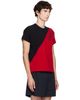 Versace Versace Black & Red Embroidered-Logo Slim T-shirt - 2