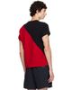 Versace Versace Black & Red Embroidered-Logo Slim T-shirt - 3
