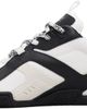 Versace Versace Black & White Galaxia Leather Sneakers - 3