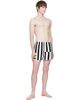 Versace Versace Black & White Printed Swim Shorts - 4