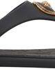 Versace Versace Black Alia Rubber Flat Sandals - 1
