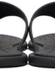 Versace Versace Black Alia Rubber Flat Sandals - 2