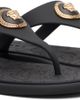 Versace Versace Black Alia Rubber Flat Sandals - 4
