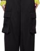 Versace Versace Black Cargo Pocket Trousers - 1