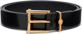 Versace Versace Black Column Leather Belt